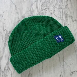 Ader Error Green Logo Beanie
